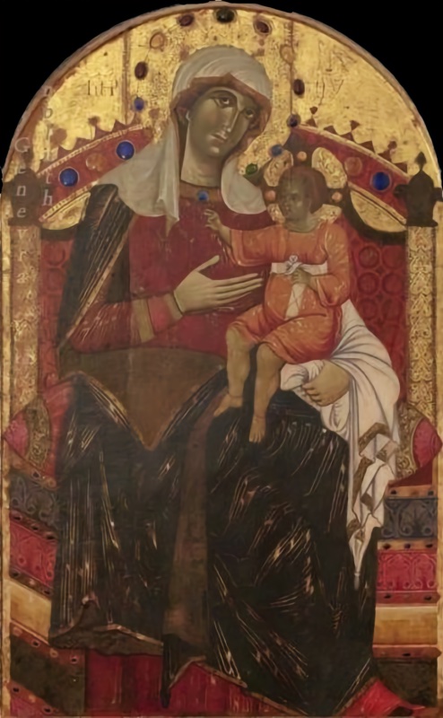 The Virgin and Child on the Throne